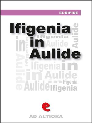 cover image of Ifigenía in Àulide